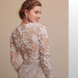 Monique Lhuillier BHLDN Calypso Tiana White Dress